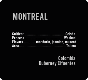 Motreal Duberney Cifuentes Geisha